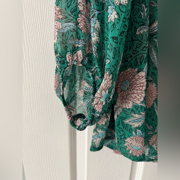 Torrid Sheer Green Floral 2X Blouse 🌸 - Picture 3 of 8